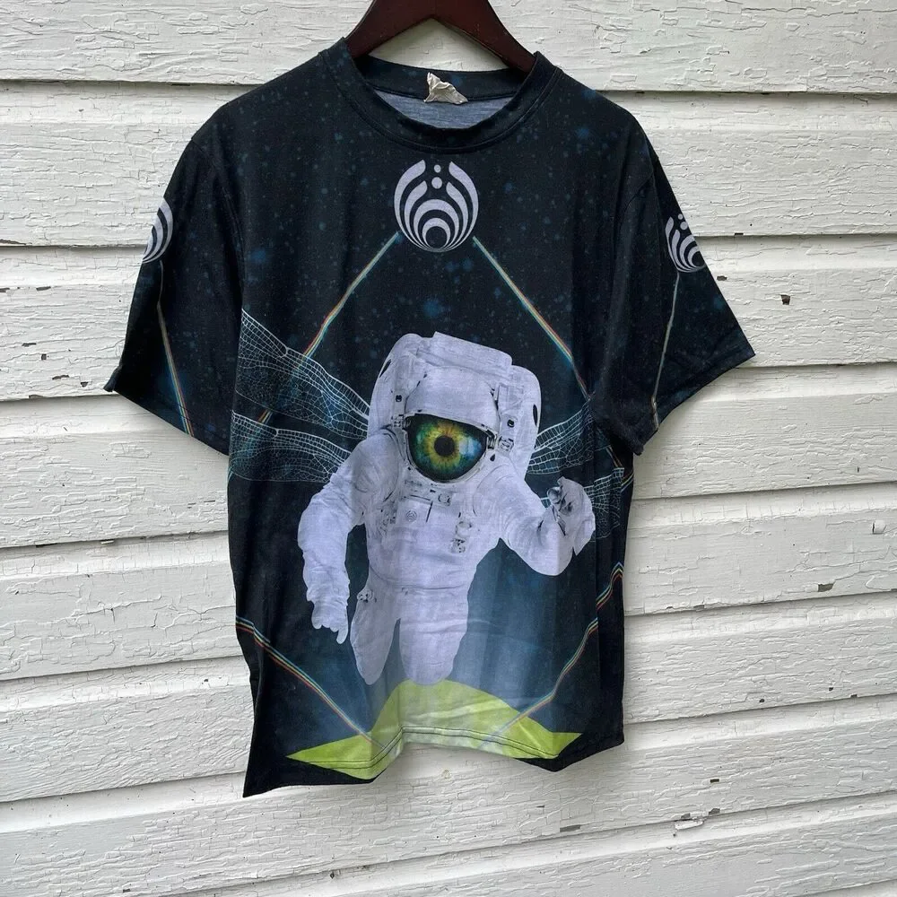 BASSNECTAR Official Unlimited All Over Print T Shirt, Multicolor- Size Small